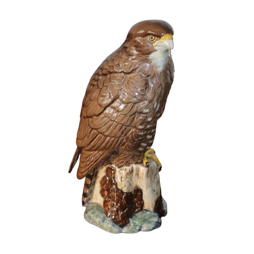 25 - Beswick Beneagles Large Golden Eagle Decanter - 28cm Tall plus Beswick Osprey Decanter - 20cm Tall a... 