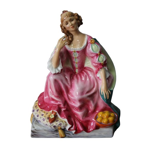 29 - Rare - Peggy Davies - The Ladies of the Stage - Nell Gwyn - 18cm Tall x 14cm Wide - 1st Quality