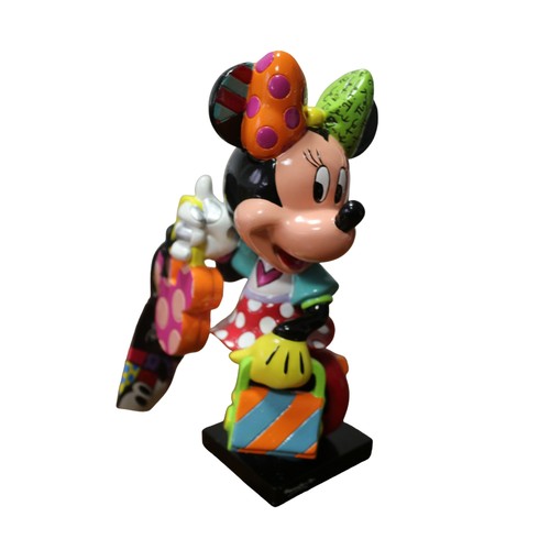 37 - Disney Showcase Collection by Romero Britto - Boxed Mickey Mouse No. 6003345 plus Boxed Minnie Mouse... 