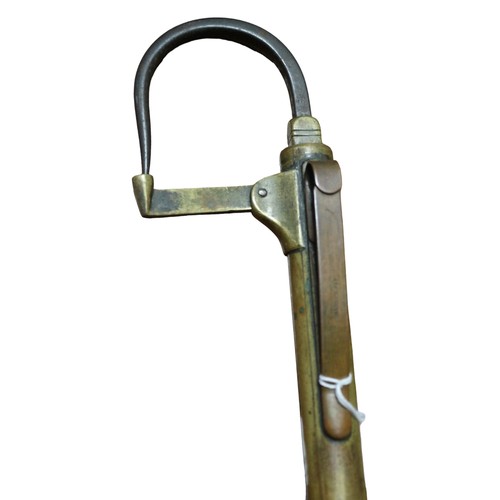 Vintage Hardy Alnwick Extendable Fishing Gaff Made from Brass with Wooden  Handle - Two Draw Extensio