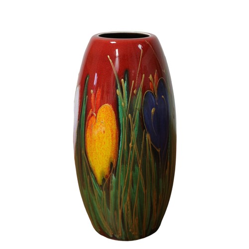 80 - Anita Harris Tulip Vase with Gold Coloured Signature - 18.5cm