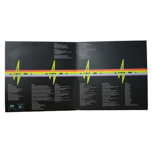 89 - Pink Floyd - Dark Side of the Moon Vinyl Album with Inserts