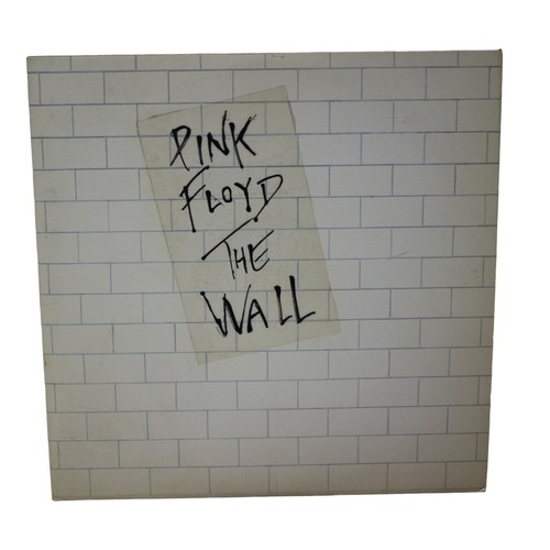 90 - Pink Floyd - The Wall with Cover Sticker Title Double Vinyl Album