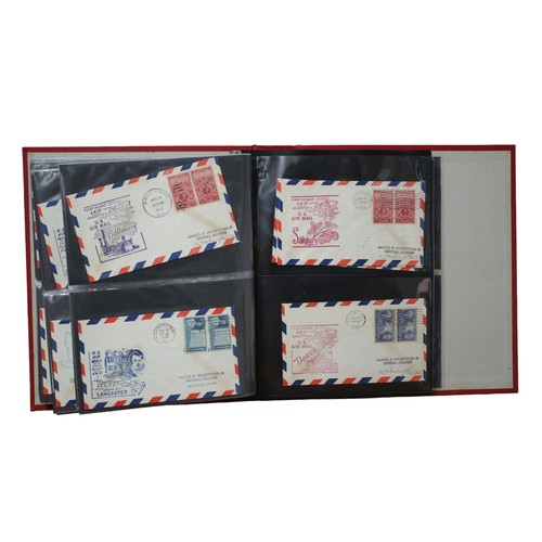 107 - Large Very Nice Selection of American First day Covers Stamped from 1941 to 1949 - All in a Covers F... 