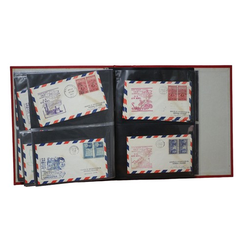 78 - Large Very Nice Selection of American First day Covers Stamped from 1941 to 1949 - All in a Covers F... 