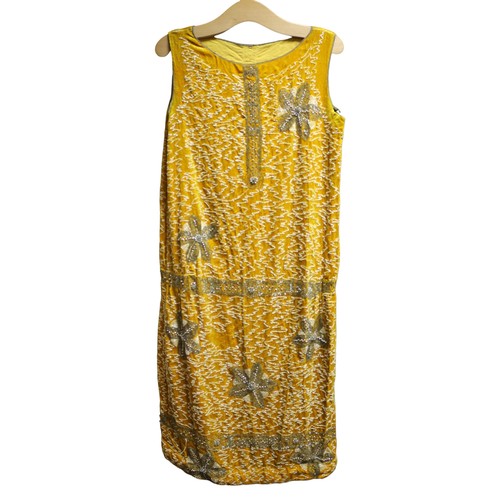 82 - Vintage and Original Harvey Nichols Dress with Exquisite Beadwork and Lined