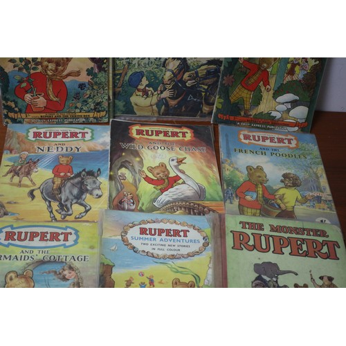 11 - Nice Selection of Vintage Rupert Bear Comic and Annuals