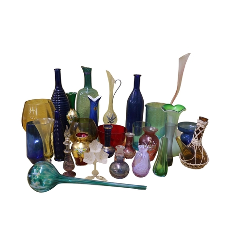 41 - Really Nice Selection of Coloured Glass Items including Makers: Murano, Mdina, Krosno, Mtafa and Oth... 