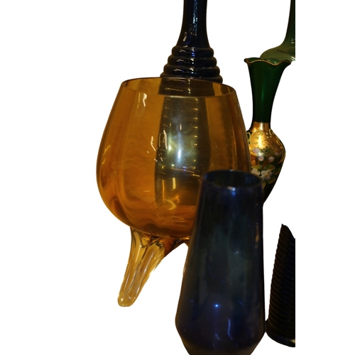 41 - Really Nice Selection of Coloured Glass Items including Makers: Murano, Mdina, Krosno, Mtafa and Oth... 