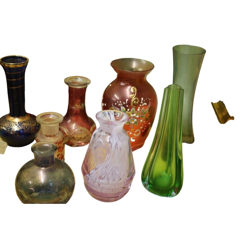 41 - Really Nice Selection of Coloured Glass Items including Makers: Murano, Mdina, Krosno, Mtafa and Oth... 