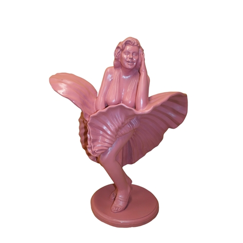 49 - Large Fibreglass Marilyn Monroe Figure in Her Famous Pose with her Skirt Flying up - 73cm Tall