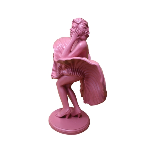 49 - Large Fibreglass Marilyn Monroe Figure in Her Famous Pose with her Skirt Flying up - 73cm Tall