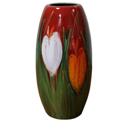 147 - Anita Harris Tulip Vase with Gold Coloured Signature - 18.5cm