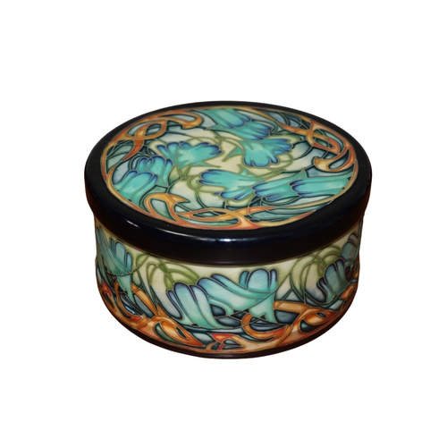 162 - Moorcroft Large Powder Pot/Dish, 16cm Diameter, 1st Quality Limited Edition, 3/50, 2003, Signed to B... 