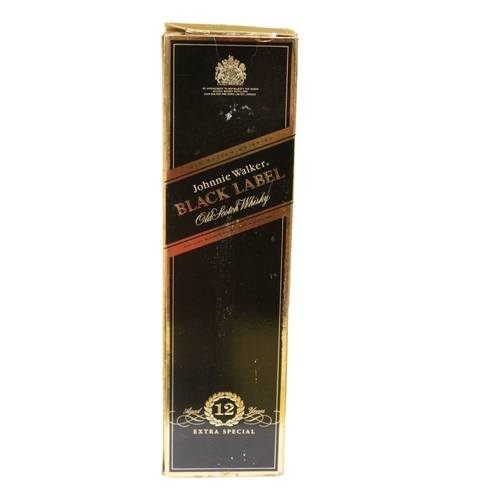 94 - Sealed and Unopened Bottle of Johnnie Walker Extra Special Black Label 12 Year Old Whisky - 1980/90'... 