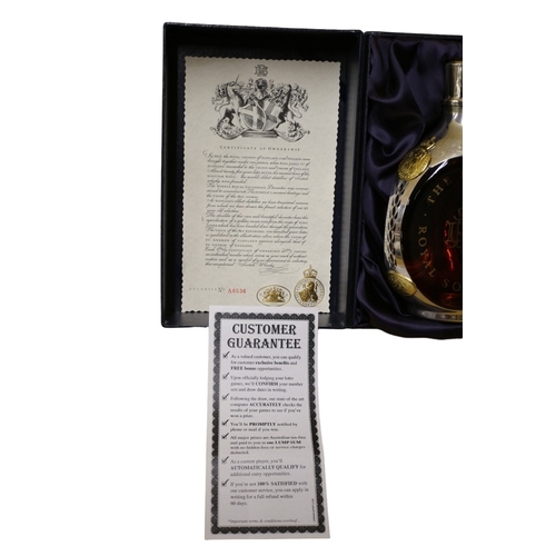 96 - Sealed and Unopened Cased Bottle of Dimple Royal Sovereign 21 Year Old Whisky with Certificate of Ow... 