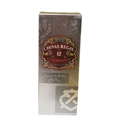 100 - Sealed and Unopened Bottle of Chivas Regal 12 Year Old Blended Scotch Whisky