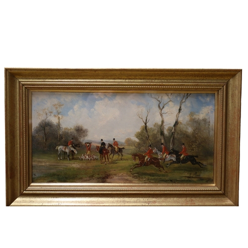 119 - Original Robert Stone Oils - x 2 - Hunting Scene - Superbly Painted with Exquisite Detailing - Frame... 