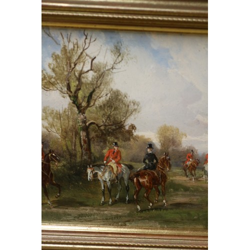 119 - Original Robert Stone Oils - x 2 - Hunting Scene - Superbly Painted with Exquisite Detailing - Frame... 