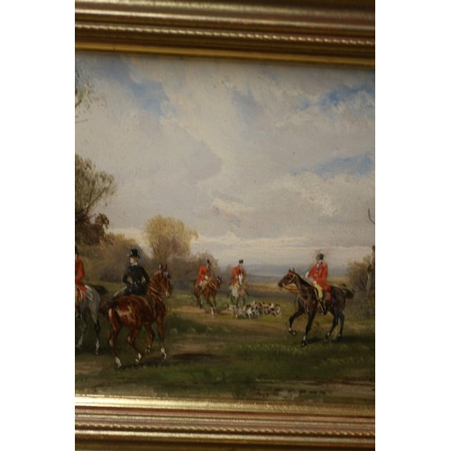 119 - Original Robert Stone Oils - x 2 - Hunting Scene - Superbly Painted with Exquisite Detailing - Frame... 