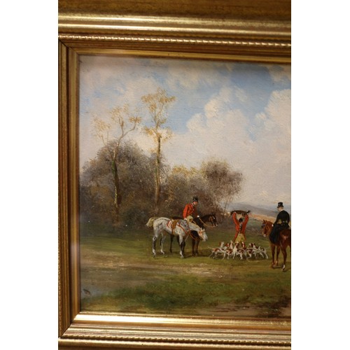 119 - Original Robert Stone Oils - x 2 - Hunting Scene - Superbly Painted with Exquisite Detailing - Frame... 