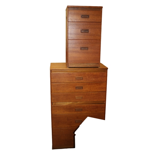 17 - Very Nice Selection of Mid Century Meredew Furniture including Pair of Matching Drawer Units Desk, D... 