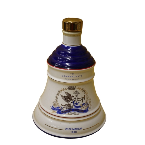 46 - Sealed and Full Bells Whisky in Wade Decanter to Commemorate the Birth of Princess Eugenie 1990