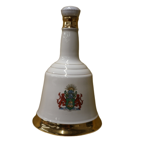 56 - Sealed and Full Bells Whisky in Wade Decanter to Commemorate Queen Elizabeth II 60th Birthday 1986