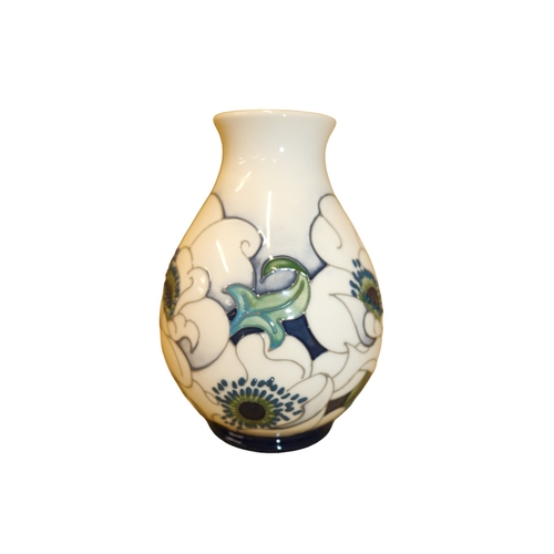 26 - Moorcroft ‘Snow Song’ Vase, By Rachel Bishop, 1st Quality, 20cm Tall