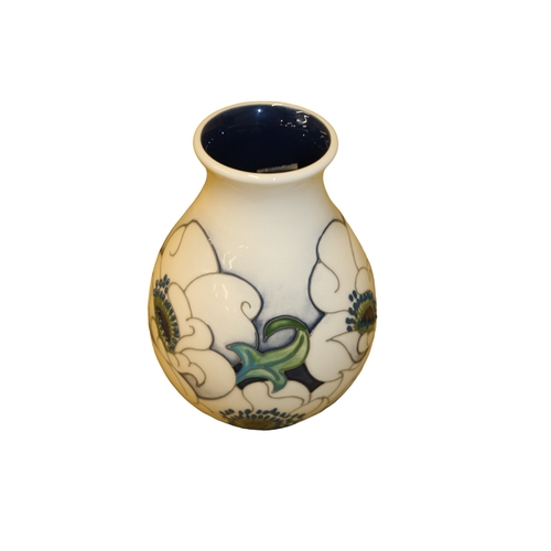 26 - Moorcroft ‘Snow Song’ Vase, By Rachel Bishop, 1st Quality, 20cm Tall