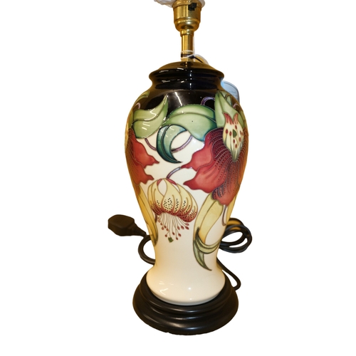 32 - Moorcroft Anna Lily Very Tall Lamp - 38cm Tall - 1st Quality