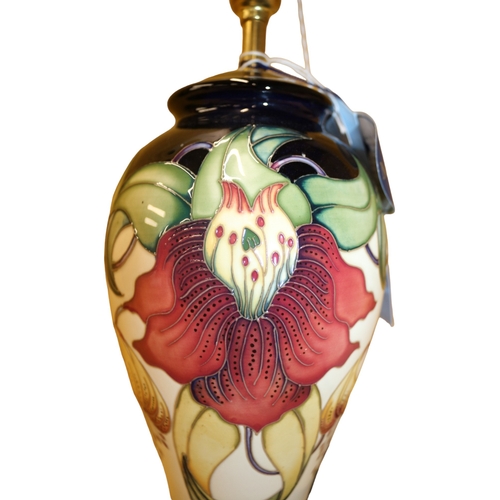 32 - Moorcroft Anna Lily Very Tall Lamp - 38cm Tall - 1st Quality