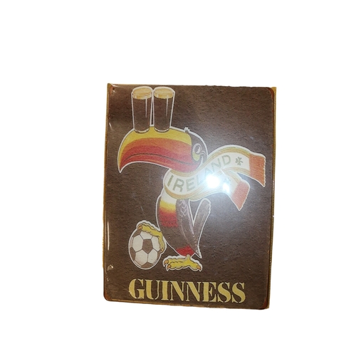 112 - Big Guinness Toucan with 2 Guinness Tin Signs, 59cm High