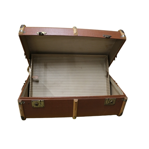 142 - Vintage Garstin Steamer Trunk, 34 x 48 x 76 cm