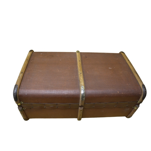 142 - Vintage Garstin Steamer Trunk, 34 x 48 x 76 cm