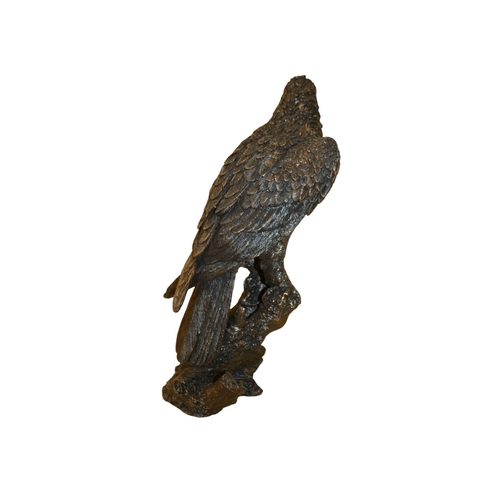 70 - Studio Bronze, Bronze Coated Eagles 'A28859', Signed K Sherwin, 34 cm high