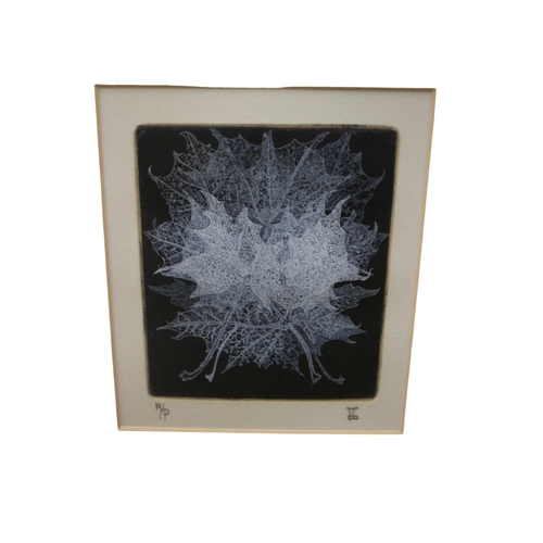 105 - 2 Framed (1 Limited Edition) Signed Leaf Pictures, 63.5 x 53.5 cm