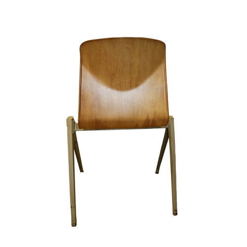 113 - Woodvark German Vintage School Chair 1960's