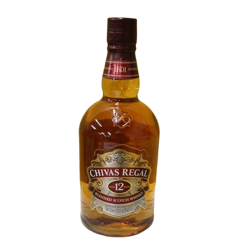 134 - Sealed and Unopened Bottle of Chivas Regal 12 Year Old Blended Scotch Whisky