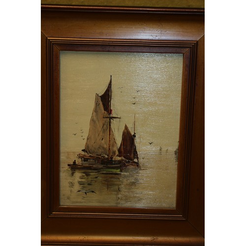 116 - Pair of Circa 1920 / 30's Dutch Oils, Framed, Signed JRL, 29.5 x 24.5 cm