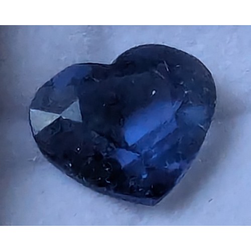 55 - Natural Tanzanite with GIL Certificate: - Weight: 9.32ct - Colour: Blue - Size: 11.87mm - Shape: Hea... 