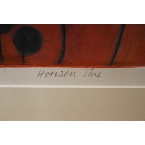 12 - Pip Carpenter - (Artist) - Signed Limited Edition Print - 8/100 - Title: Horizon Live - 49 x 44cm... 