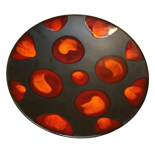 25 - Poole 'Living Glaze' Plaque, 'Galaxy', 26cm