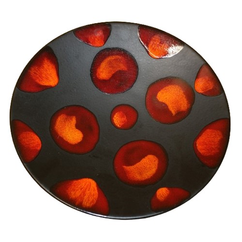 25 - Poole 'Living Glaze' Plaque, 'Galaxy', 26cm