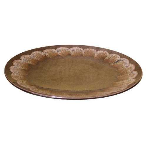 33 - Poole Vintage Lustre Glaze Charger, 41cm