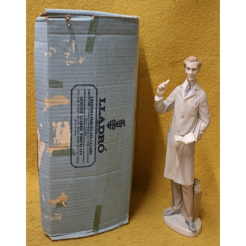 47 - Lladro Boxed and Mint 'Teacher' Figurine, 35cm Tall, 4801