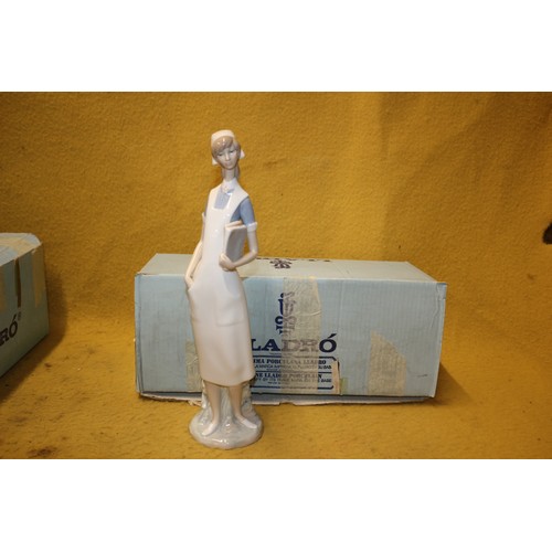 50 - Lladro Boxed and Mint 'Nurse' Figurine, 36cm Tall, 4603