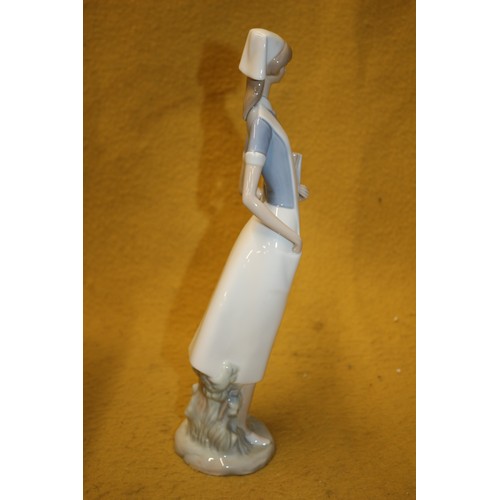 50 - Lladro Boxed and Mint 'Nurse' Figurine, 36cm Tall, 4603