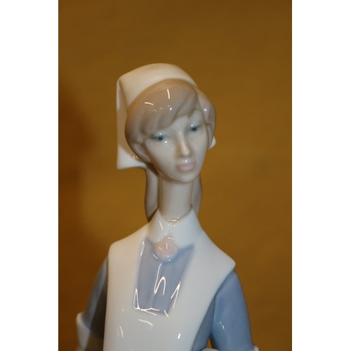 50 - Lladro Boxed and Mint 'Nurse' Figurine, 36cm Tall, 4603