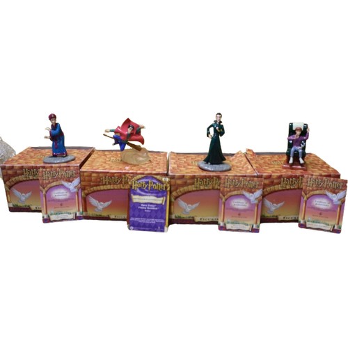 53 - Royal Doulton Harry Potter Figurines, All 4 Boxed and With Certificates of Authenticity, Professor Q... 